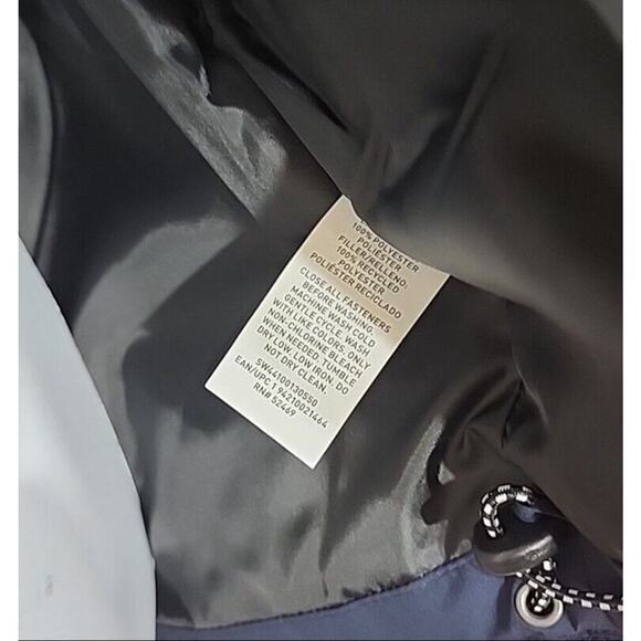 Swiss Tech Puffer Jacket Dark Blue SIZE Small BNWT Balaclava Removable Hood - Picture 6 of 11